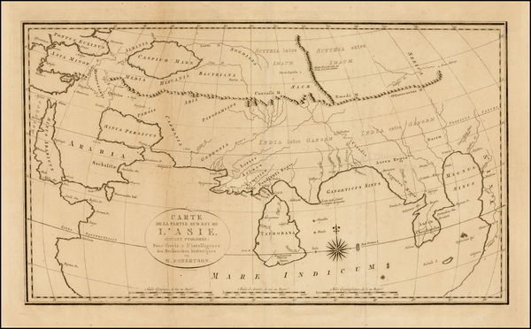 2-Indian Ocean, India, Other Islands and Central Asia & Caucasus Map By William Robertson