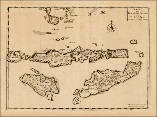 46-Southeast Asia and Other Islands Map By Francois Valentijn