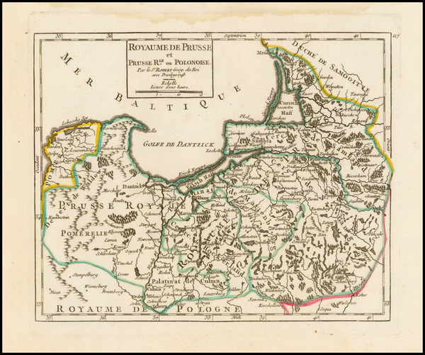 83-Poland and Baltic Countries Map By Didier Robert de Vaugondy