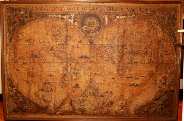 61-World and World Map By Frederick De Wit / Giuseppe Longhi