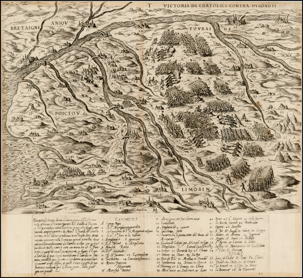 26-France Map By Anonymous / Lafreri School