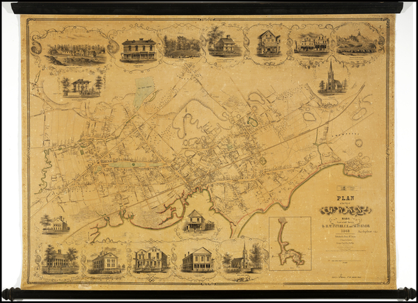 44-New England Map By Henry McIntyre