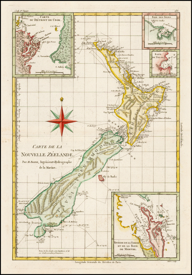 63-New Zealand Map By Rigobert Bonne