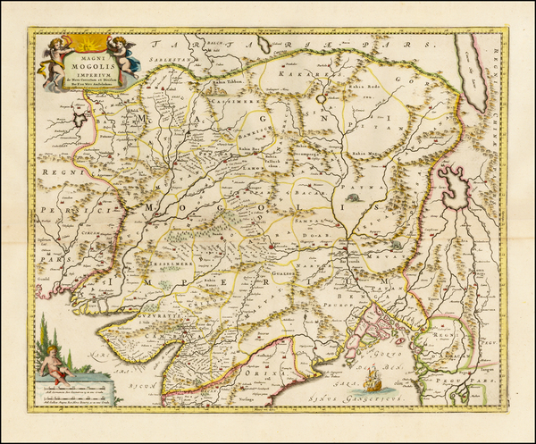 13-India and Central Asia & Caucasus Map By Covens & Mortier