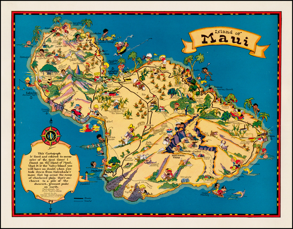 49-Hawaii and Hawaii Map By Ruth Taylor White