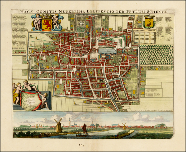 32-Netherlands Map By Peter Schenk