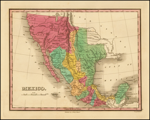 36-Texas, Southwest, Rocky Mountains and California Map By Anthony Finley