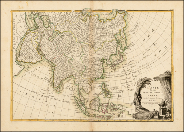 29-Asia and Asia Map By Jean Janvier