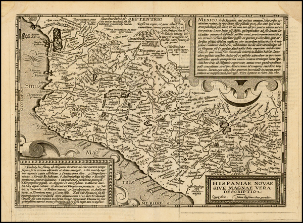 79-Mexico Map By Matthias Quad - Johann Bussemachaer