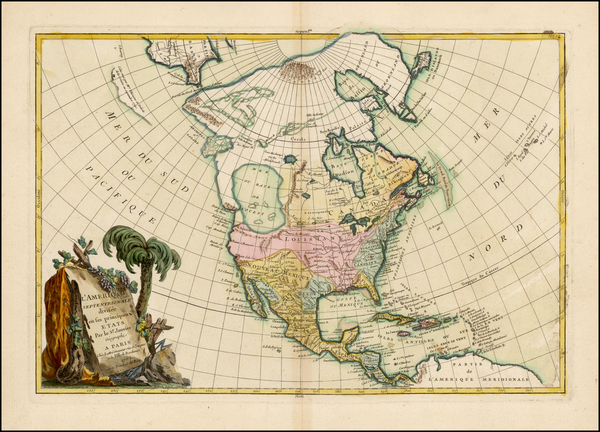 10-Alaska and North America Map By Jean Janvier