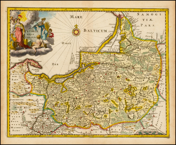 5-Poland, Baltic Countries and Germany Map By Philipp Clüver