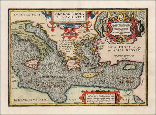 1-Italy, Turkey, Mediterranean, Turkey & Asia Minor, Balearic Islands and Greece Map By Abrah