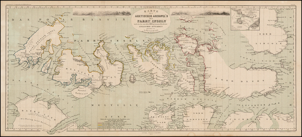 87-Polar Maps Map By Augustus Herman Petermann