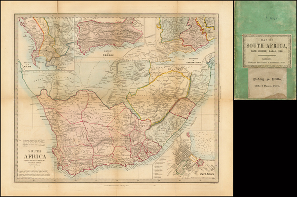 86-South Africa Map By Edward Stanford