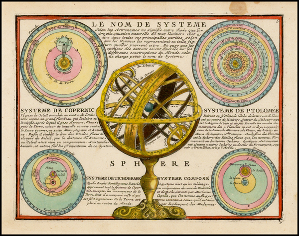 84-Celestial Maps Map By Jacques Chiquet