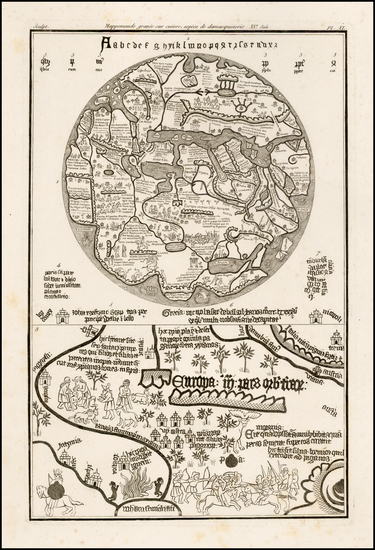 83-World and World Map By J. B. L. G. Seroux D'Agincourt