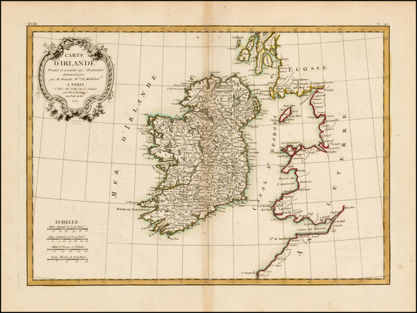 95-Ireland Map By Jean Lattré