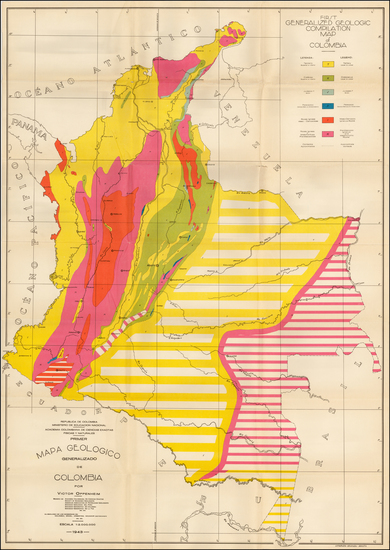 13-South America Map By Victor Eduard Oppeneim