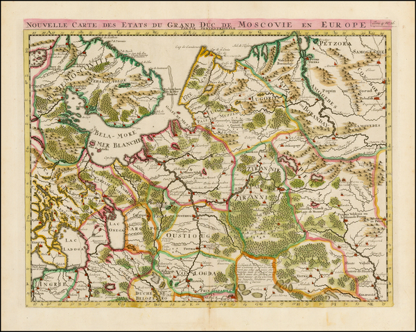 38-Russia Map By Henri Chatelain