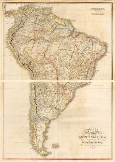 99-South America Map By William Faden