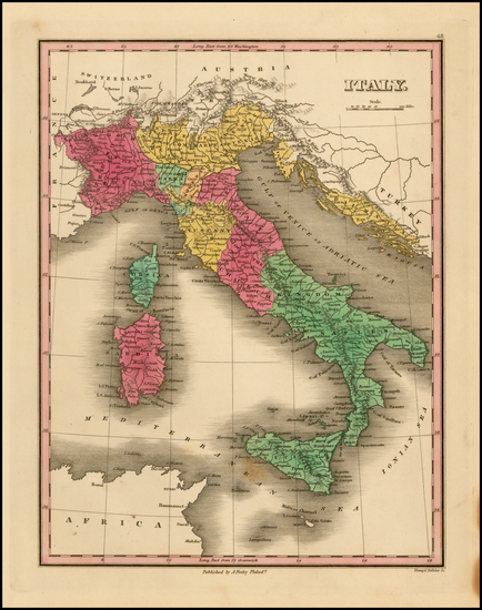 19-Italy and Balearic Islands Map By Anthony Finley