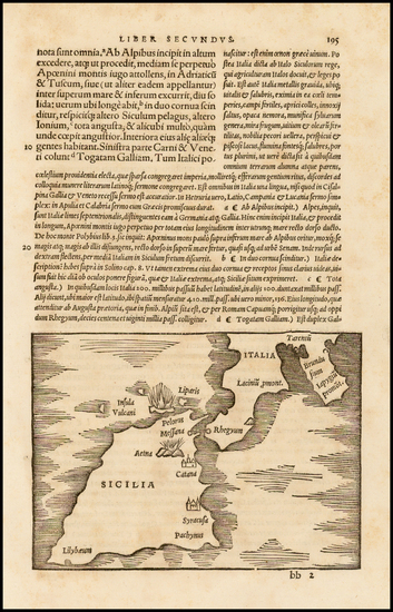 10-Italy and Balearic Islands Map By Caius Julius Solinus