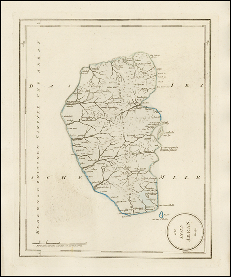 22-Scotland Map By Franz Johann Joseph von Reilly