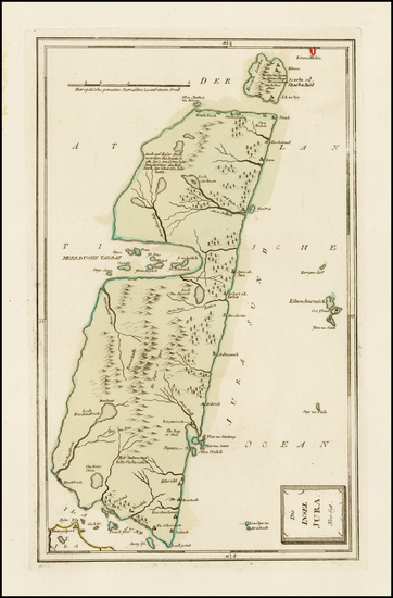 18-Scotland Map By Franz Johann Joseph von Reilly