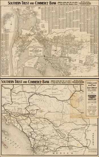 62-California Map By Rodney Stokes / Fred B. Bain Inc.