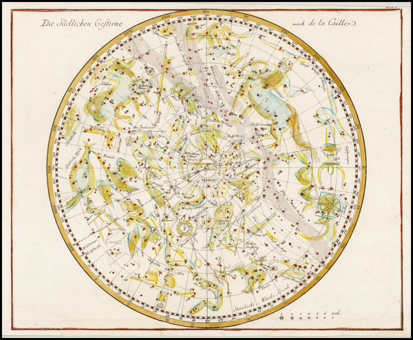 36-Celestial Maps Map By Johann Elert Bode