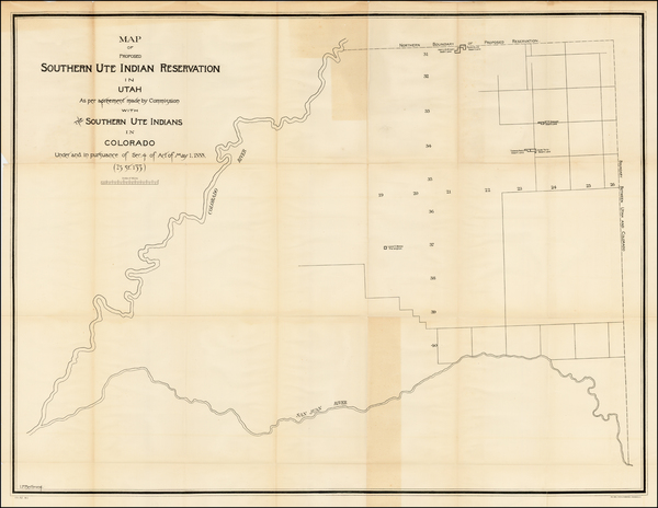 25-Southwest and Colorado Map By United States GPO