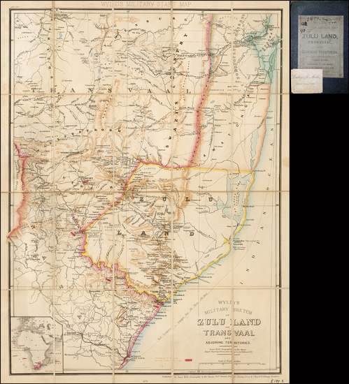 70-South Africa Map By James Wyld