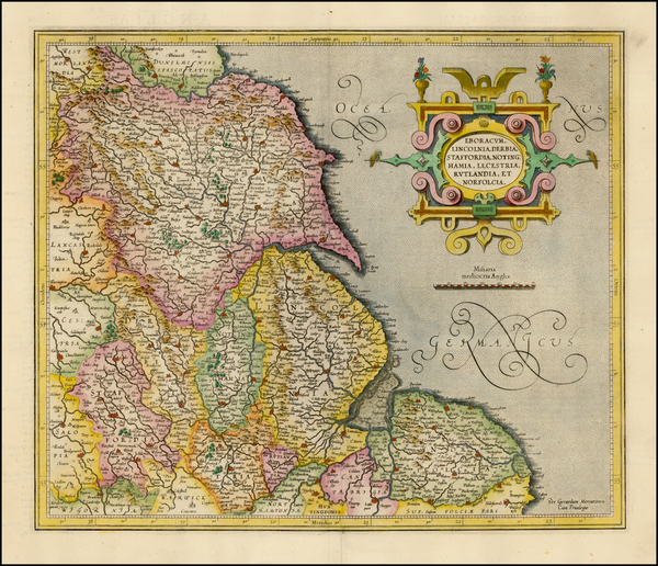 29-British Isles Map By  Gerard Mercator