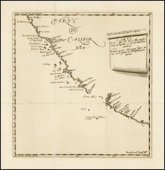 32-Baja California and California Map By Miguel Venegas