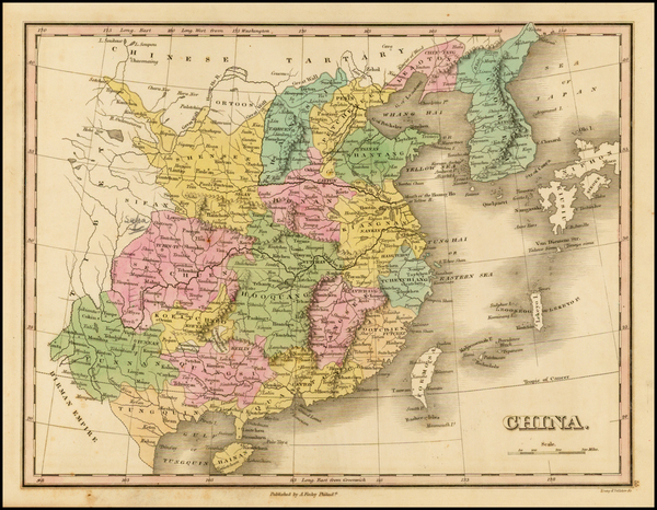 43-China and Korea Map By Anthony Finley