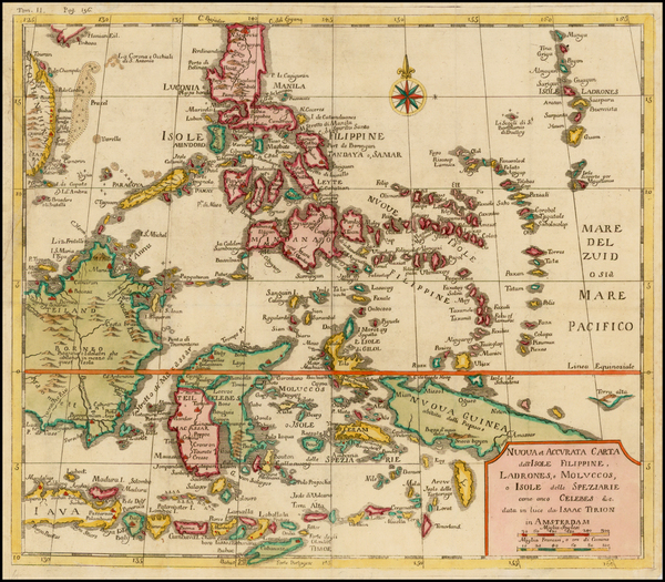 30-Southeast Asia and Philippines Map By Issac Tirion