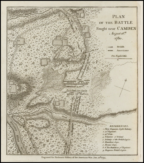 25-Southeast and South Carolina Map By Charles Stedman