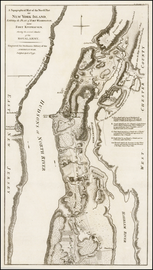 26-New York City Map By Charles Stedman / William Faden