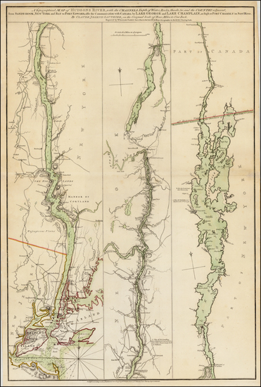 30-Canada Map By Claude Joseph Sauthier