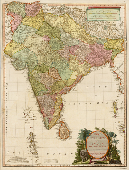 12-India and Other Islands Map By William Faden