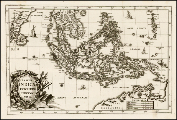 68-Southeast Asia, Philippines and Australia Map By Heinrich Scherer