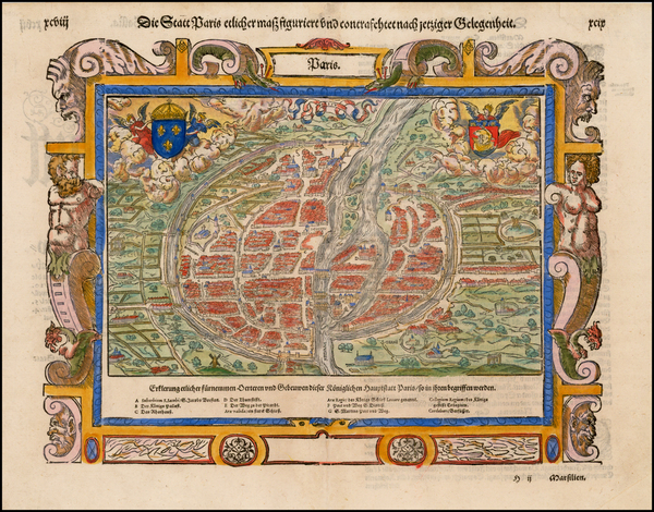 1-France Map By Sebastian Munster