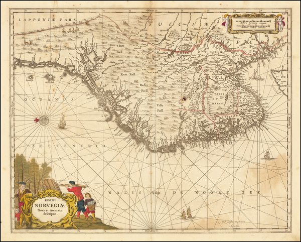 86-Scandinavia and Norway Map By Moses Pitt