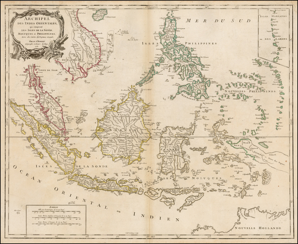 56-Southeast Asia, Philippines and Australia Map By Didier Robert de Vaugondy