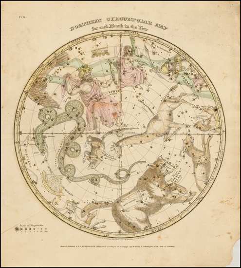 18-Celestial Maps Map By Elijah J. Burritt