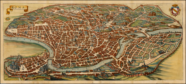 85-Italy Map By Matthaeus Merian
