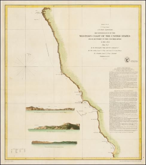 32-California Map By United States Coast Survey