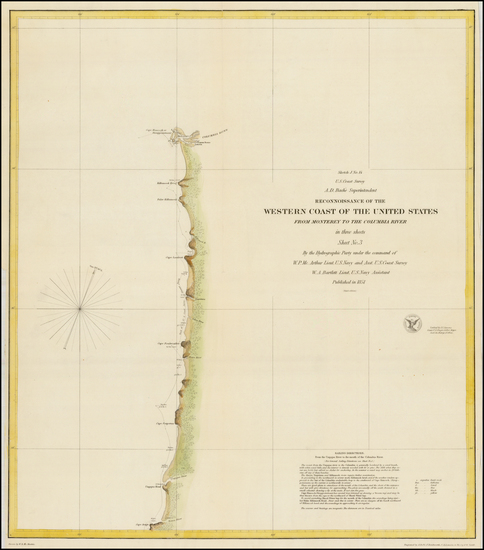 7-Oregon Map By United States Coast Survey