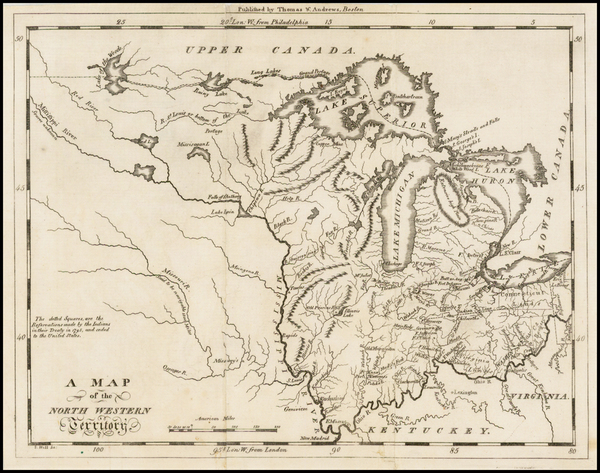 1-Midwest and Plains Map By Jedidiah Morse