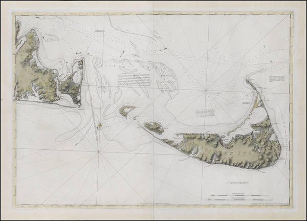 98-New England and Massachusetts Map By Joseph Frederick Wallet Des Barres